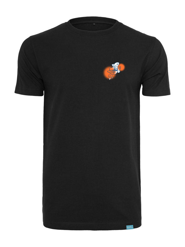 Floating Shrine Small Design - Round Neck T-Shirt