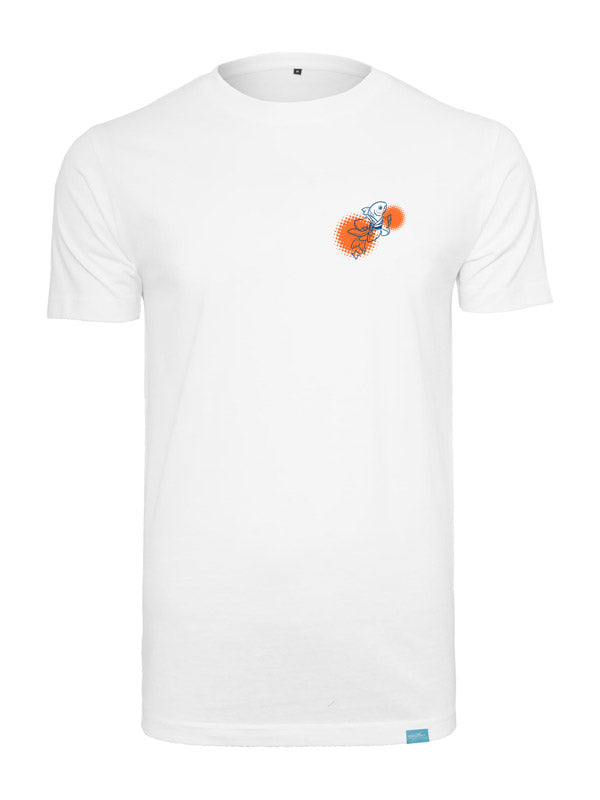 Floating Shrine Small Design - Round Neck T-Shirt