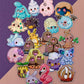 Kawaii Monster Sticker Vol. 9 - Komplettset 22 Aufkleber