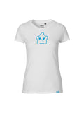 Happy Star- Ladies Fit T-Shirt White