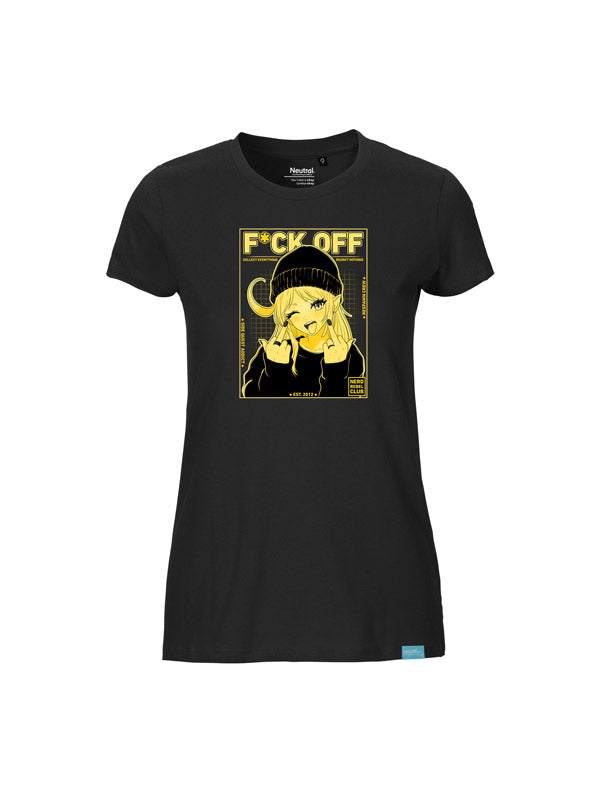 Nerd Rebel Club Ladies Fit T-Shirt Schwarz