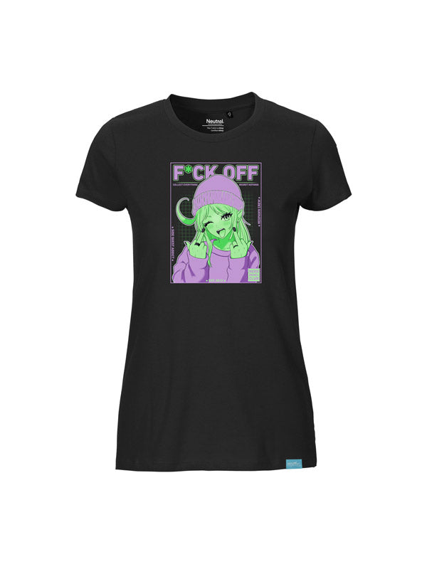 Nerd Rebel Club Ladies Fit T-Shirt Schwarz