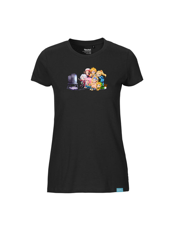 Nerdshit Nostalgic Party Ladies Fit T-Shirt