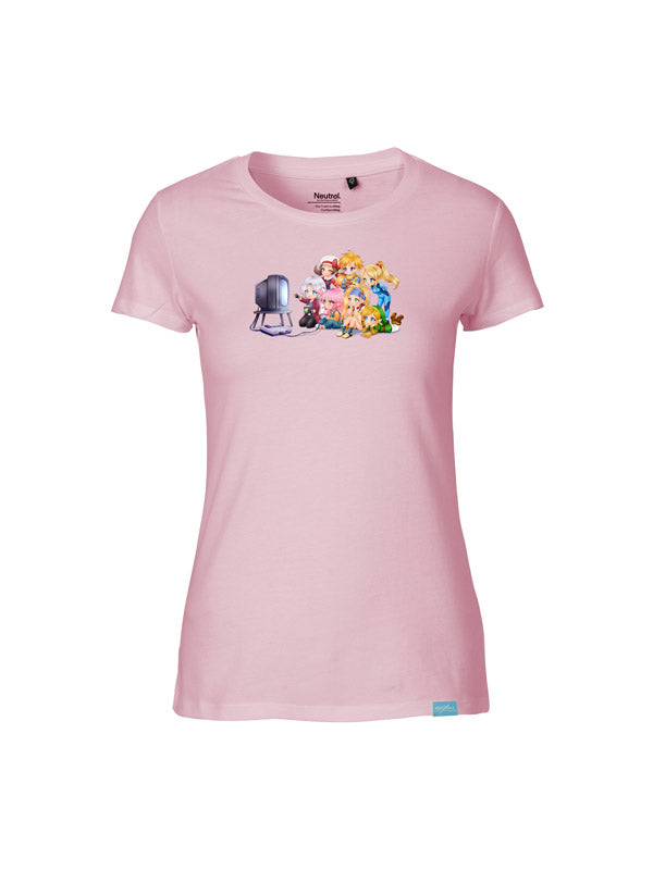 Nerdshit Nostalgic Party Ladies Fit T-Shirt