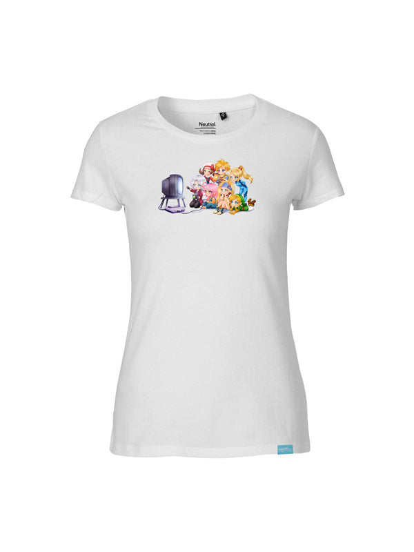Nerdshit Nostalgic Party Ladies Fit T-Shirt