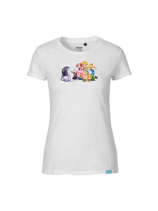 Nerdshit Nostalgic Party Ladies Fit T-Shirt