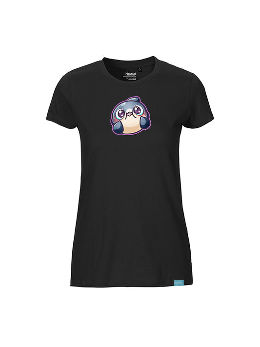 Silly Little Fluffy Pals Shark - Ladies Fit T-Shirt