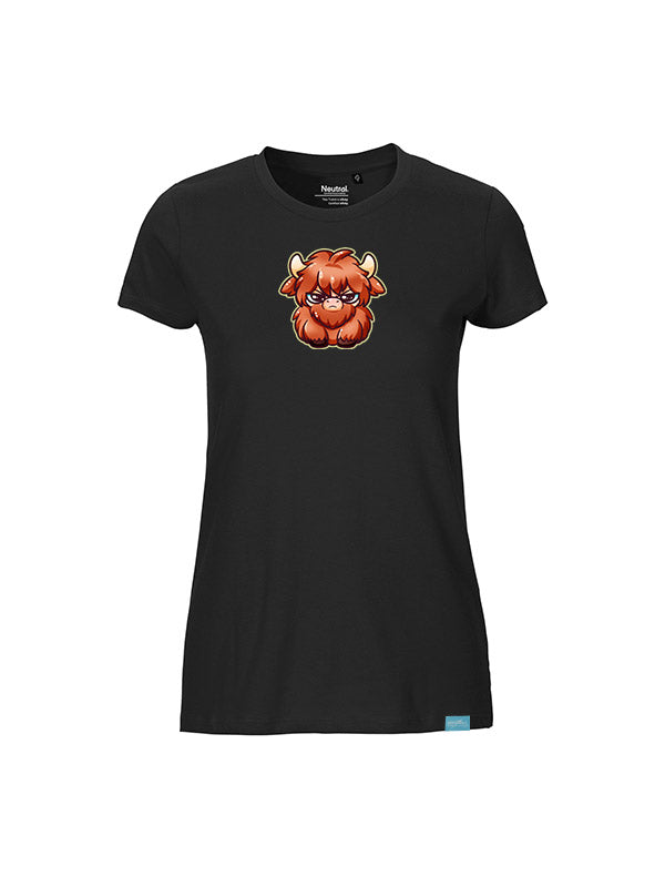 Silly Little Fluffy Pals Highland Cattle - Ladies Fit T-Shirt