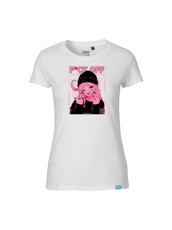 Nerd Rebel Club Ladies Fit T-Shirt Weiß