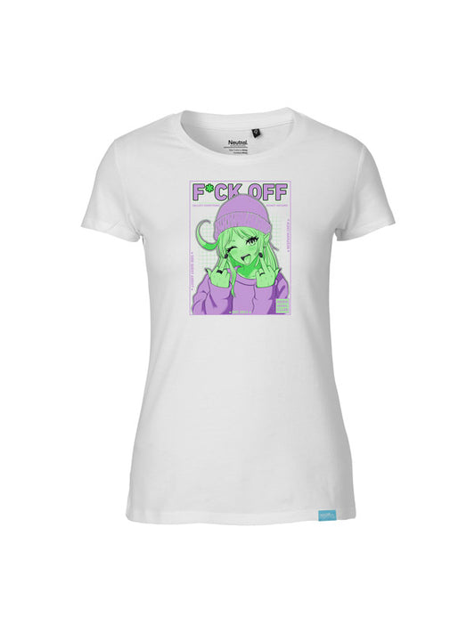 Nerd Rebel Club Ladies Fit T-Shirt Weiß