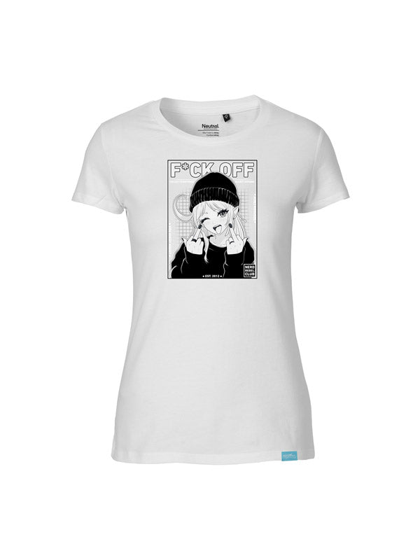 Nerd Rebel Club Ladies Fit T-Shirt Weiß