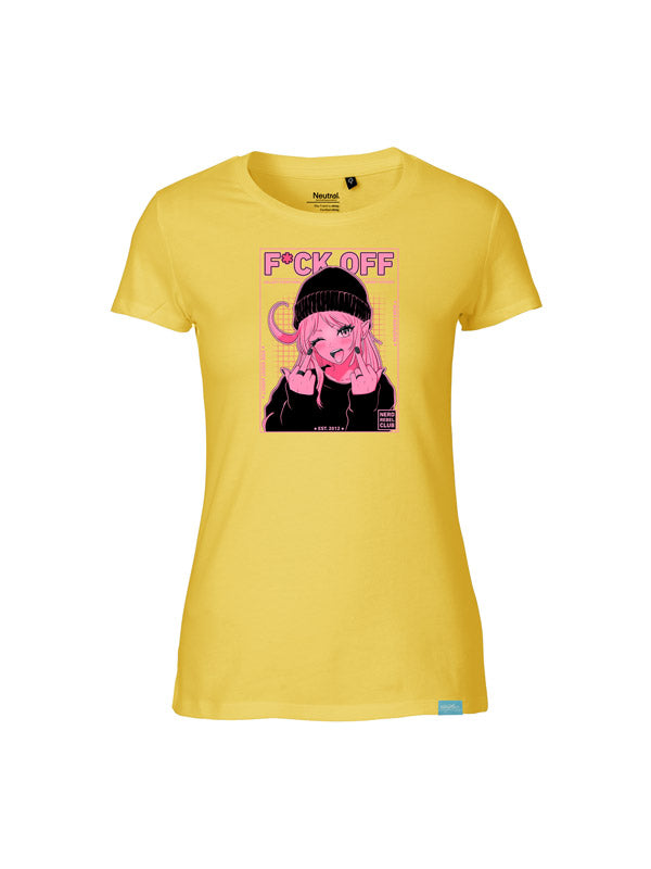 Nerd Rebel Club Ladies Fit T-Shirt Gelb