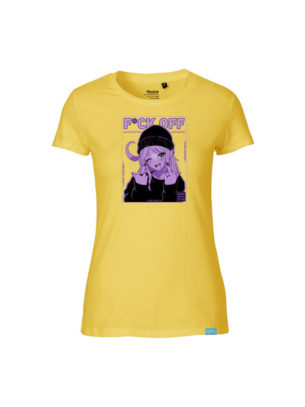 Nerd Rebel Club Ladies Fit T-Shirt Gelb