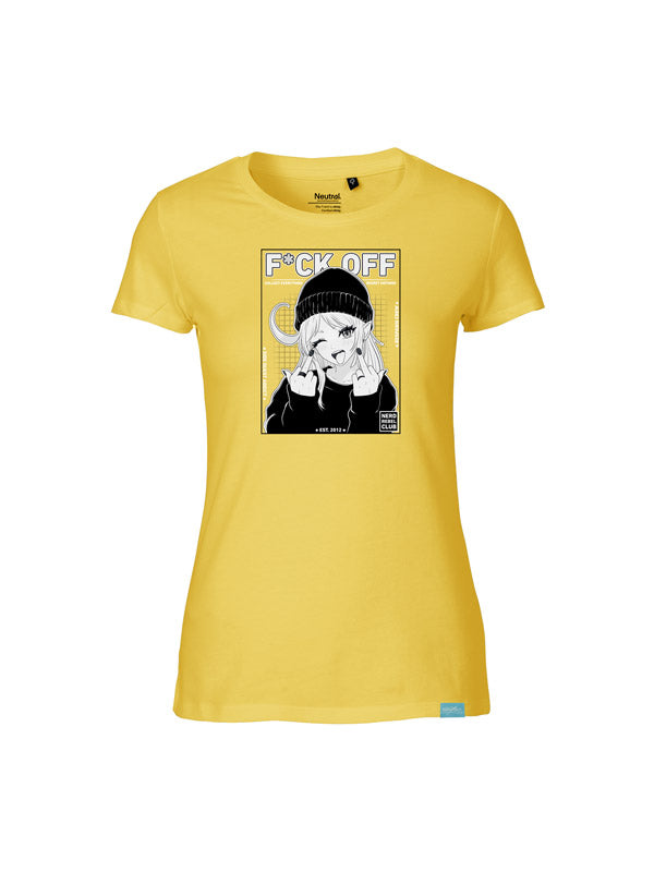 Nerd Rebel Club Ladies Fit T-Shirt Gelb