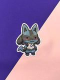 Kawaii Monster Sticker - Lucario