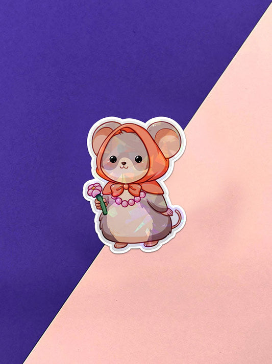 Fashionista Mice Society - Cozy Street Sticker