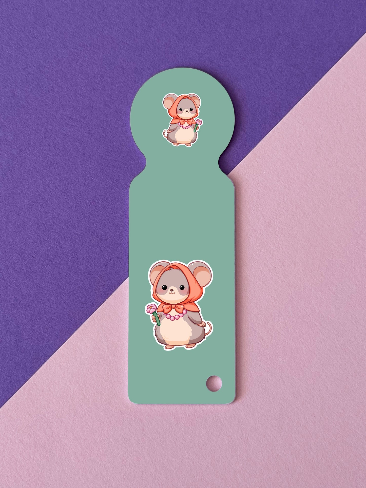 Fashionista Mice Society Einkaufswagenchip mit Schlüsselanhänger