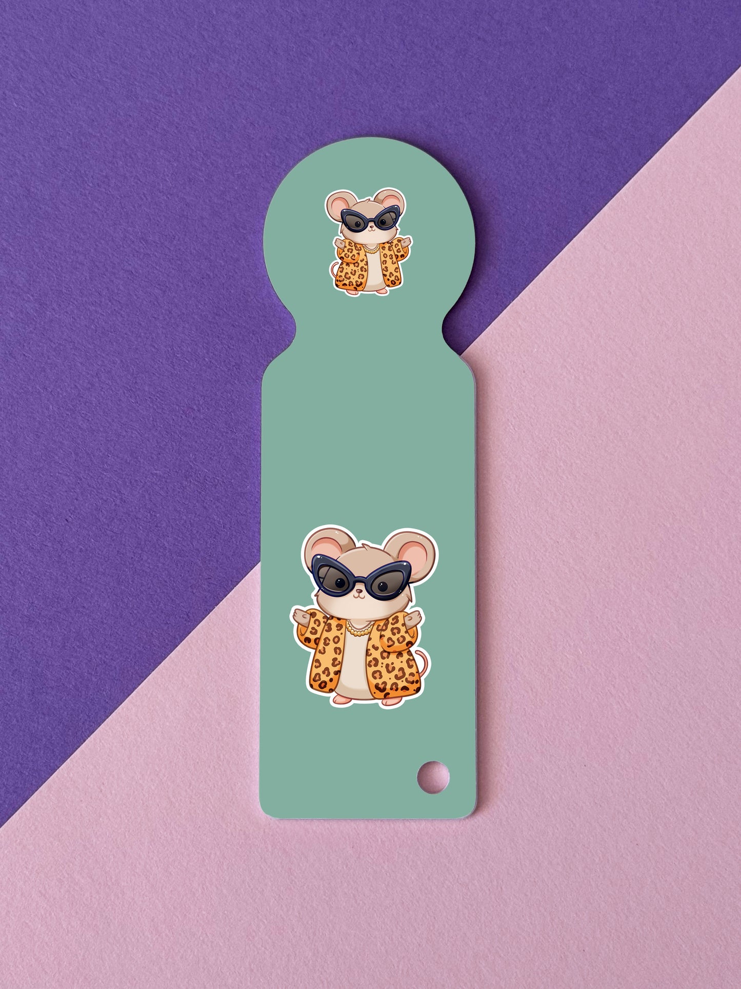 Fashionista Mice Society Einkaufswagenchip mit Schlüsselanhänger