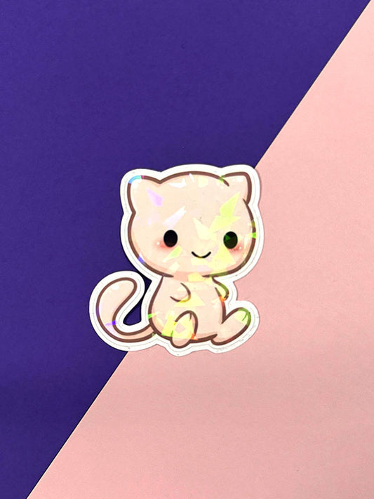 Kawaii Monster Sticker - Mew