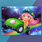Nessi Kart Artprint A4 Kunstdruck