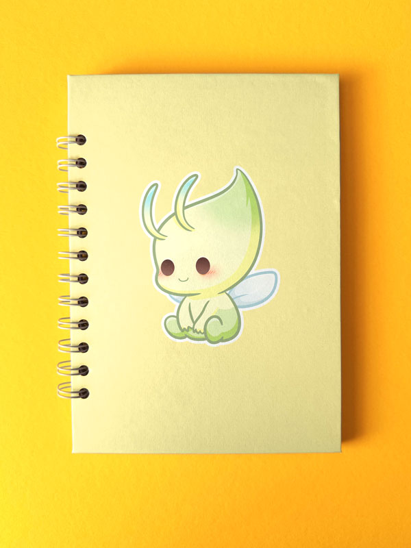 Kawaii Monster Vol. 5 verschiedene Designs Notizbuch blanko