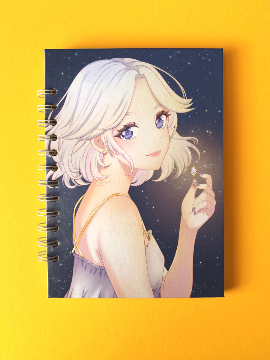 Cosmic Girl Inner Light Notizbuch blanko
