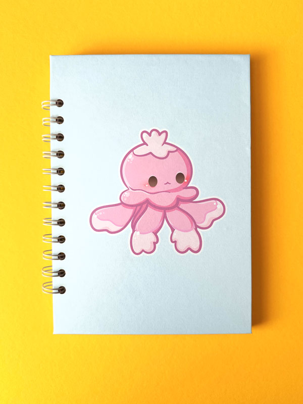 Kawaii Monster Vol. 5 verschiedene Designs Notizbuch blanko