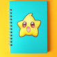 Happy Star Notizbuch blanko