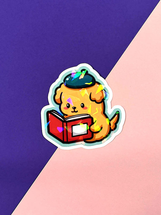 Kawaii Artist Pup Sticker - Verschiedene Varianten
