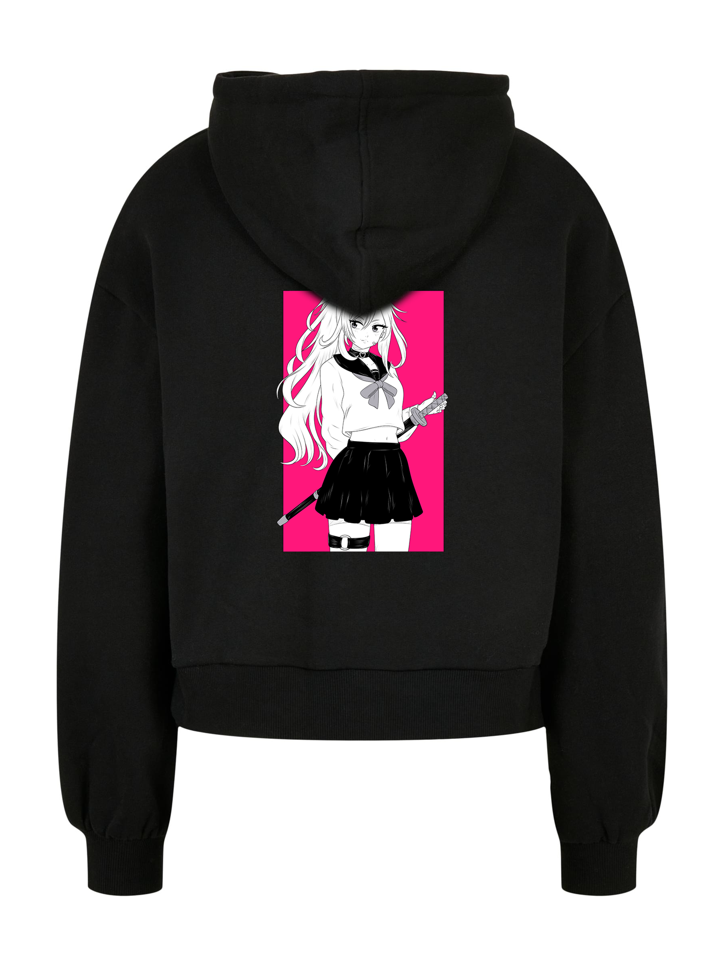 Sukeban Rebel Girl #1 Ladies Organic Oversized Hoody