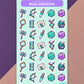 Magical Dungeon Goods Loot – Kleine beschreibbare Deko-Sticker für Planer & Journals
