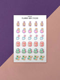 Planner Mini Sticker Magic Farm Loot – Kleine beschreibbare Deko-Sticker für Planer & Journals