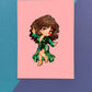 Get on the Floor Allie Artprint Postkarte