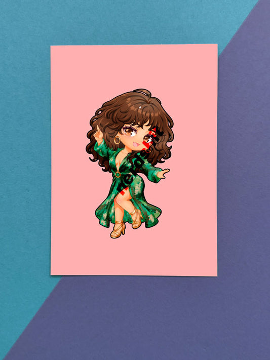 Get on the Floor Allie Artprint Postkarte