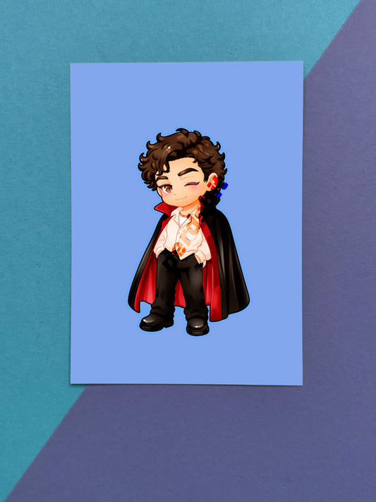 Not a Vampire Garrett Artprint Postkarte