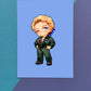 The Maverick Dean Artprint Postkarte