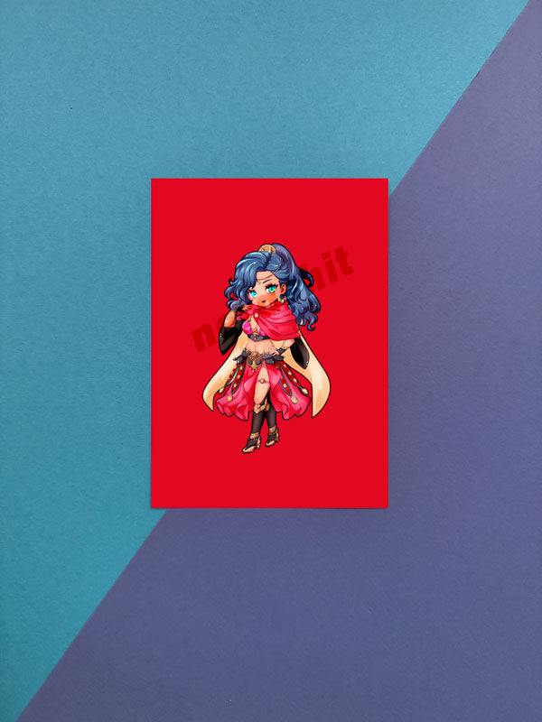 Leda Artprint Postkarte