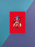 Leda Artprint Postkarte