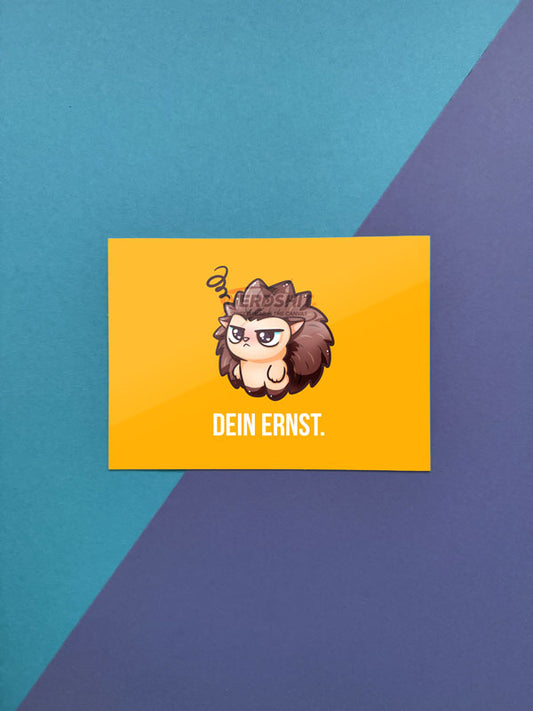 Silly Little Fluffy Pals DEIN ERNST?! Artprint Postkarte versch. Varianten