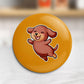 Kawaii Pup Dachshund Button