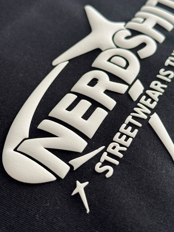 Nerdshit Premium Puffed Print Round Neck T-Shirt
