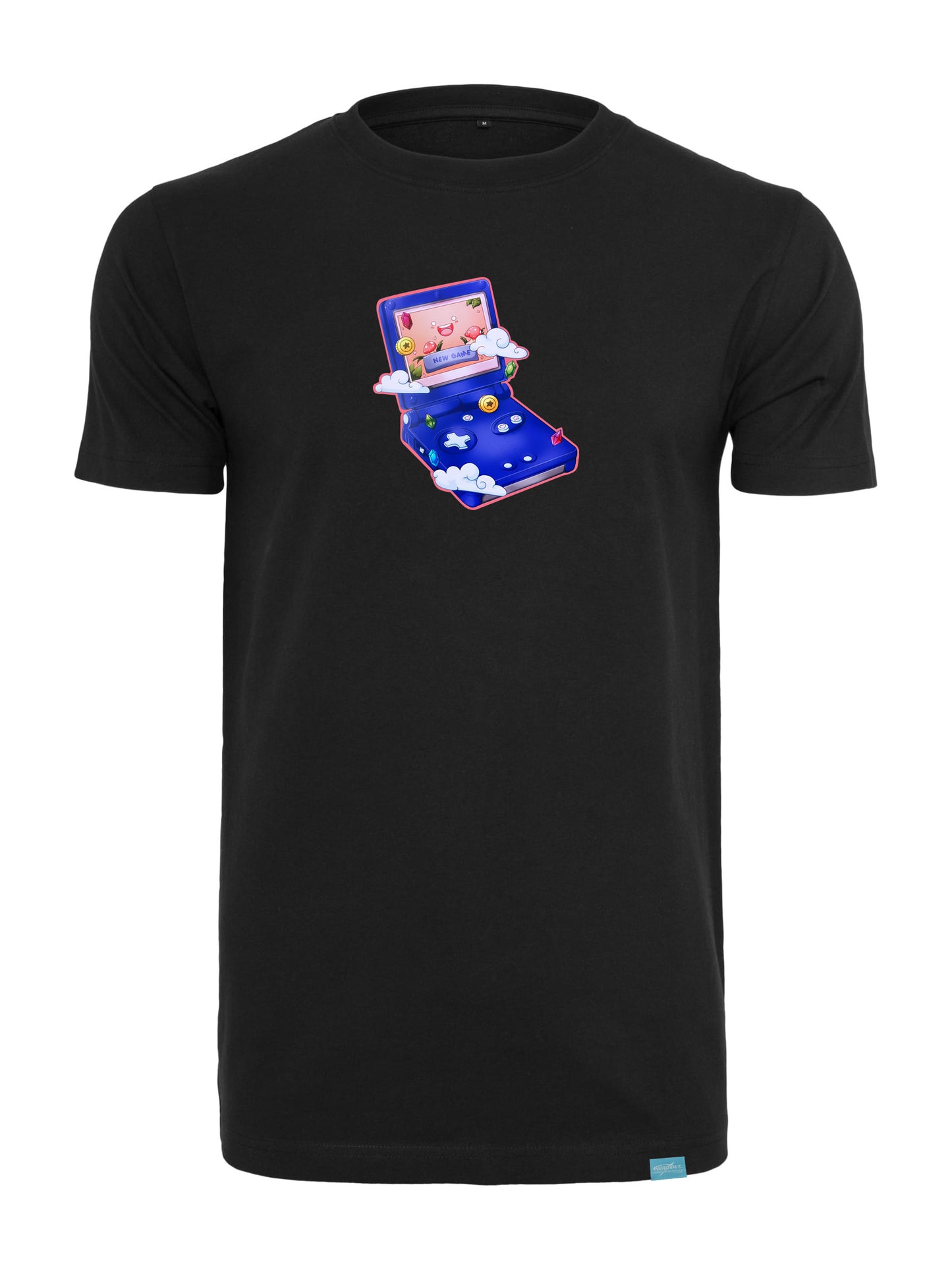Retro Let's Play - Round Neck T-Shirt