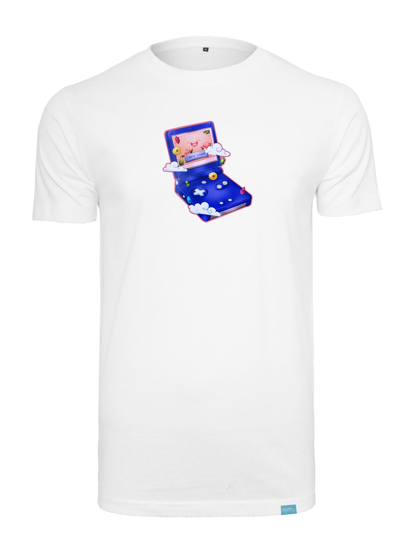 Retro Let's Play - Round Neck T-Shirt