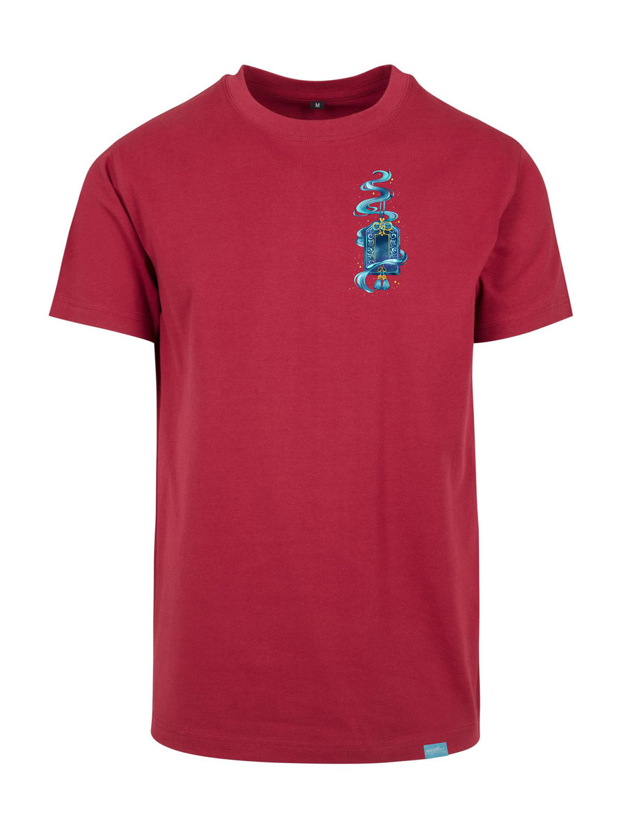 Echoes of O-Mamori Side Design - Round Neck T-Shirt