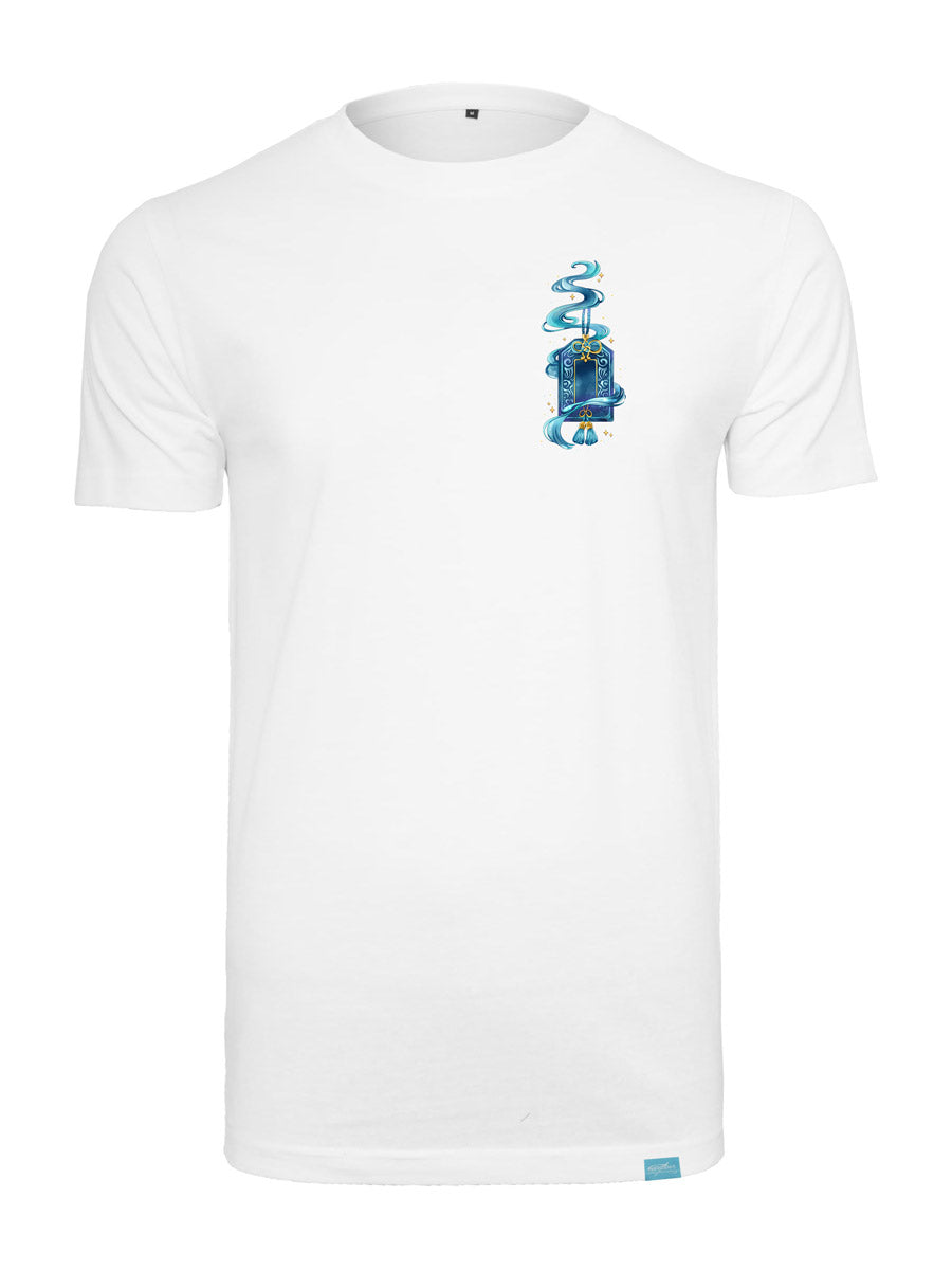 Echoes of O-Mamori Side Design - Round Neck T-Shirt