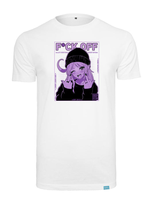 Nerd Rebel Club - Round Neck T-Shirt Weiß