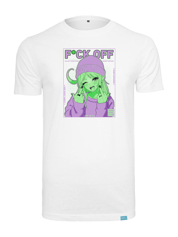 Nerd Rebel Club - Round Neck T-Shirt Weiß