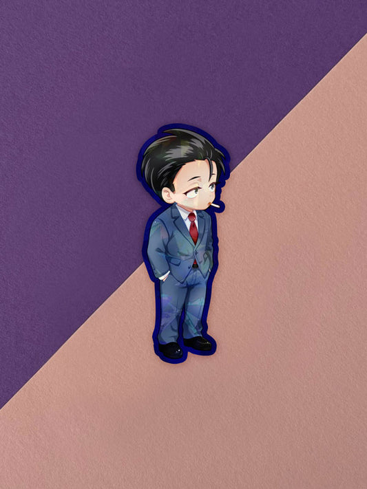 Smoking Sasaki Sticker