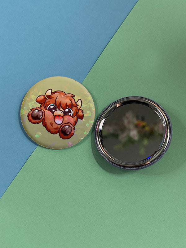 Silly Little Fluffy Pals Button Taschenspiegel verschiedene Designs