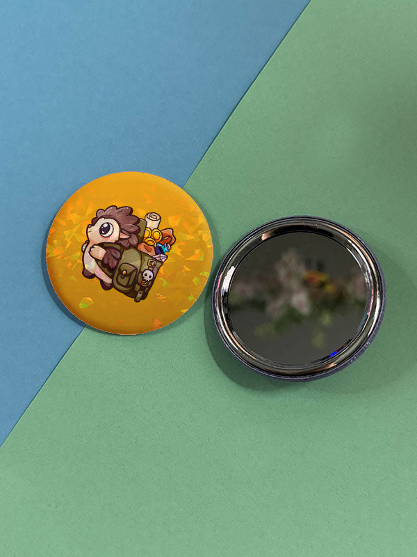 Silly Little Fluffy Pals Button Taschenspiegel verschiedene Designs